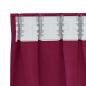 Preview: Vorhänge mit Vorhängen 2 pcs Weinrot Polyester
