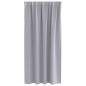 Preview: Vorhänge mit Vorhängen 2 pcs Metallgrau Polyester