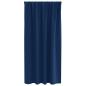 Preview: Vorhänge mit Vorhängen 2 pcs Dunkelblau Polyester