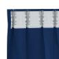 Preview: Verdunkelungs-Vorhänge mit Ringen 2 Stk. Dunkelblau Polyester