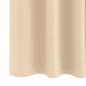 Preview: Verdunkelungs-Vorhänge mit Ringen 2 pcs Creme 175 x 140 cm