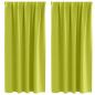 Preview: Vorhänge mit Vorhängen 2 pcs Apfelgrün Polyester