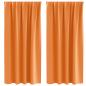 Preview: Vorhänge mit Vorhängen 2 pcs Orange Polyester