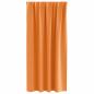 Preview: Vorhänge mit Vorhängen 2 pcs Orange Polyester