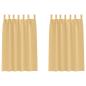 Preview: Vorhänge mit Vorhängen 2 pcs Beige Polyester