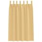Preview: Vorhänge mit Vorhängen 2 pcs Beige Polyester