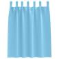 Preview: Vorhänge mit Vorhängen 2 pcs Hellblau Polyester