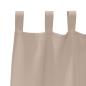 Preview: Verdunkelungs-Vorhänge mit Ringen 2 Stk. Taupe 175 x 140 cm