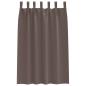 Preview: Vorhänge mit Vorhängen 2 pcs Dunkelbraun Polyester
