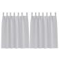 Preview: Vorhänge mit Vorhängen 2 pcs Hellgrau Polyester