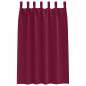 Preview: Vorhänge mit Vorhängen 2 pcs Weinrot Polyester