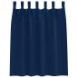 Preview: Vorhänge mit Vorhängen 2 pcs Dunkelblau Polyester