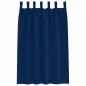 Preview: Vorhänge mit Vorhängen 2 pcs Dunkelblau Polyester