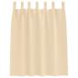 Preview: Vorhänge mit Vorhängen 2 pcs Creme Polyester
