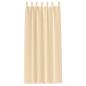 Preview: Vorhänge mit Vorhängen 2 pcs Creme Polyester