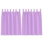 Preview: Vorhänge mit Vorhängen 2 pcs Lila Polyester