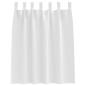 Preview: Vorhänge mit Vorhängen 2 pcs Reinweiß Polyester