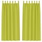 Preview: Vorhänge mit Vorhängen 2 pcs Apfelgrün Polyester