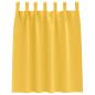 Preview: Vorhänge mit Vorhängen 2 pcs Senfgelb Polyester