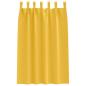 Preview: Vorhänge mit Vorhängen 2 pcs Senfgelb Polyester