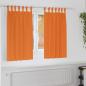 Preview: ARDEBO.de - Vorhänge mit Vorhängen 2 pcs Leuchtendes Orange Polyester