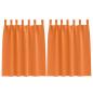 Preview: Vorhänge mit Vorhängen 2 pcs Leuchtendes Orange Polyester