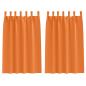 Preview: Vorhänge mit Vorhängen 2 pcs Leuchtendes Orange Polyester