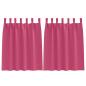 Preview: Vorhänge mit Vorhängen 2 pcs Leuchtendes Pink Polyester