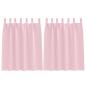 Preview: Vorhänge mit Vorhängen 2 pcs Baby Pink Polyester