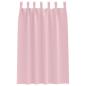 Preview: Vorhänge mit Vorhängen 2 pcs Baby Pink Polyester