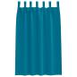 Preview: Vorhänge mit Vorhängen 2 pcs Türkis Polyester