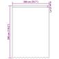 Preview: Spitzenvorhang mit Vorhängen Floral Weiß 280 x 200 cm Polyester