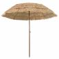 Preview: Strandparasol Braun Ø 265 x 267 cm Stahl