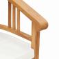 Preview: Gartenstühle 2 pcs Braun 63 x 58 x 89 cm Teak-Massivholz
