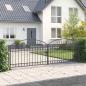 Preview: ARDEBO.de - Zaun tor Sonstiges Grau 400 x 125 cm Stahl