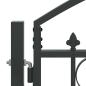 Preview: Zaun tor Sonstiges Grau 400 x 125 cm Stahl