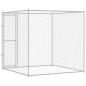Preview: Hundekäfig Silber 200 x 200 x 200 cm Verzinkter Stahl