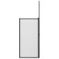Preview: Duschwand Falten Other Schwarz 120 x 70 x 137 cm Aluminium