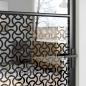 Preview: Innentür Schwarz 102.5 x 201.5 cm Gehärtetes Glas, Aluminium