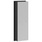Preview: Duschnische Schwarz 60 x 20 x 9.5 cm Edelstahl