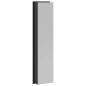 Preview: Duschnische Schwarz 90 x 20 x 9.5 cm Edelstahl