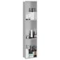 Preview: Duschnische Silber 90 x 20 x 9.5 cm Edelstahl