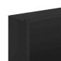 Preview: Duschnische Schwarz 45 x 30 x 9.5 cm Edelstahl
