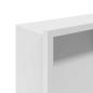 Preview: Duschnische Weiß 45 x 30 x 9.5 cm Edelstahl