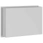 Preview: Duschnische Silber 45 x 30 x 9.5 cm Edelstahl