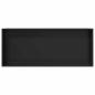 Preview: Duschnische Schwarz 75 x 30 x 9.5 cm Edelstahl