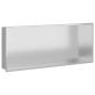 Preview: Duschnische Silber 75 x 30 x 9.5 cm Edelstahl