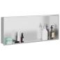 Preview: Duschnische Silber 75 x 30 x 9.5 cm Edelstahl