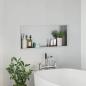 Preview: Duschnische Silber 75 x 30 x 9.5 cm Edelstahl