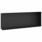 Preview: Duschnische Schwarz 90 x 30 x 9.5 cm Edelstahl